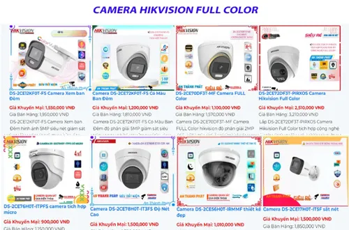 Hãng camera hikvision là một hãng camera có vị thế cao trong ngành giám sát, vậy nên cản sản phẩm của hikvision là vô cùng tốt