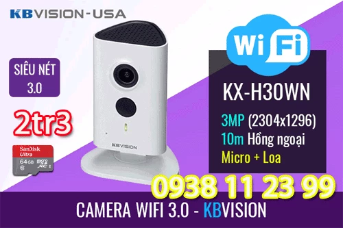 Lắp camera wifi quận 7 giá rẻ lắp đặt camera wifi quận 7 kbvision